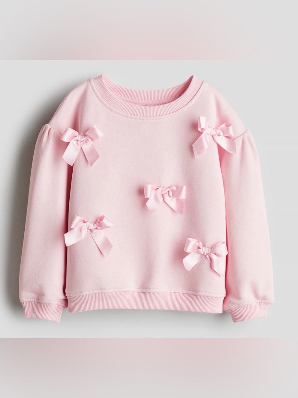 *4/$20* H&M Bow Appliqué Sweatshirt, sz 2-4